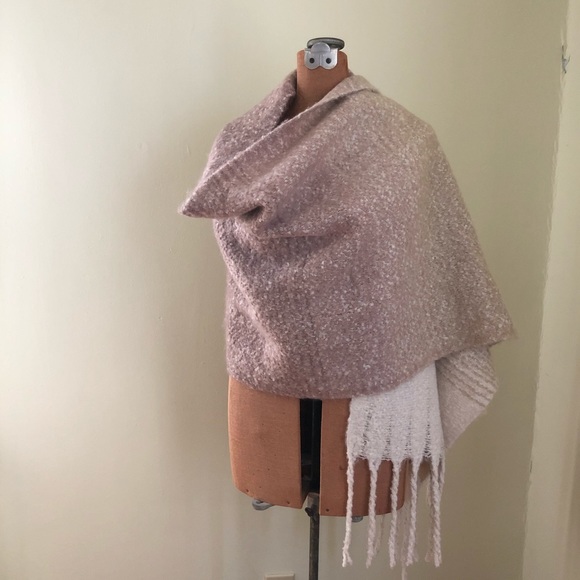 blush colored shawl